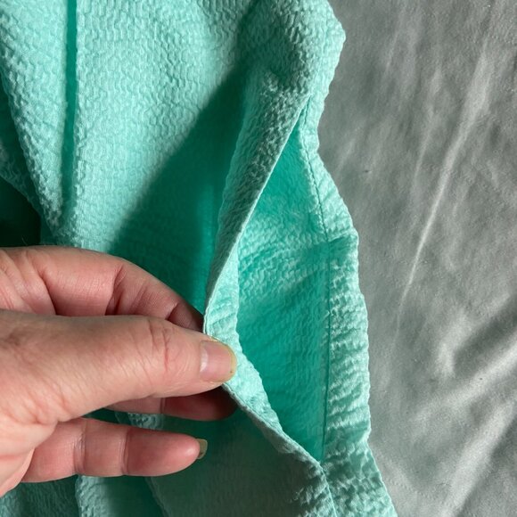 Turquoise J. Crew Sundress Size 2 Breakfast at Tiffany's, Old Money, Feminine - Picture 7 of 10